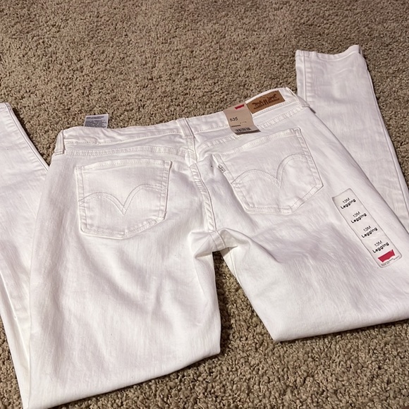 Levi’s white leggings size 13m/31 - Picture 5 of 7